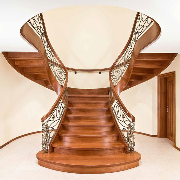 wood staircase